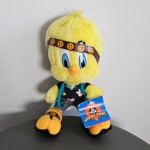 Looney Tunes Tweety Plush Toy 1998 Vintage NWT